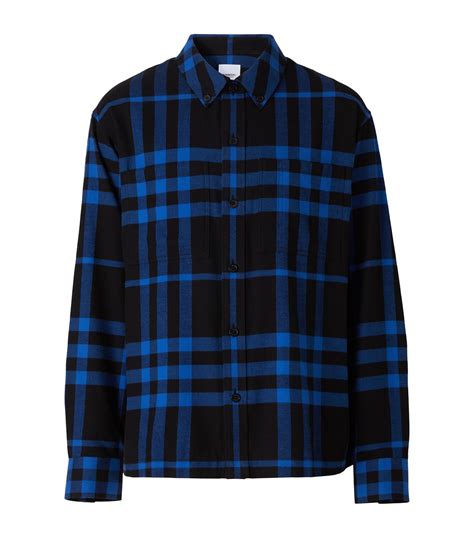 thomas burberry shirt|burberry check flannel shirt.